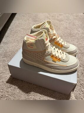 Nike Jordan 2 Retro Union Rattan Dead Stock Size 10
